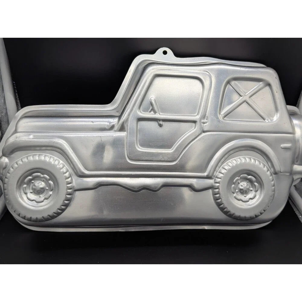 Vtg 1984 Wilton Trail Rider Jeep Wrangler Cake Baking Pan 502-4050 Off Road Rare
